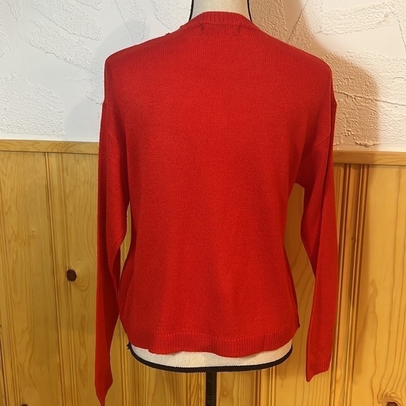 Bershka Red Pullover Sweater Sz-XS - Picture 4 of 7